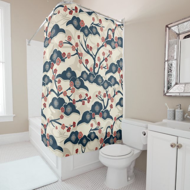 Elegant Cherry Blossom Seamless Pattern (2) (In Situ)