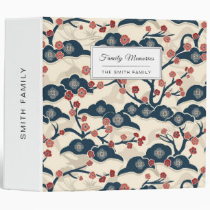 Elegant Cherry Blossom Seamless Pattern (2) Binder
