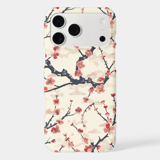 Elegant Cherry Blossom Seamless Pattern (5) (Back)