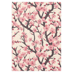 Elegant Cherry Blossom Seamless Pattern (6) Tablecloth