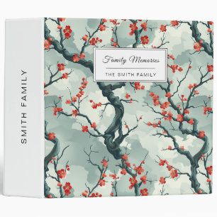 Elegant Cherry Blossom Seamless Pattern (8) Binder