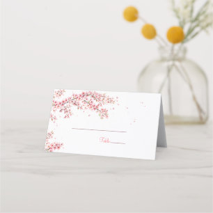 Elegant Cherry Blossom Wedding Place Card