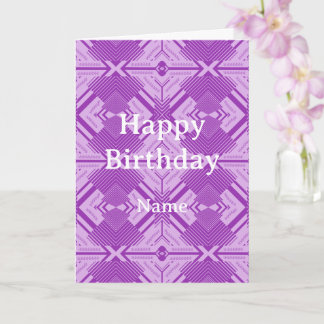 Elegant Chevron Abstract Line Art Card