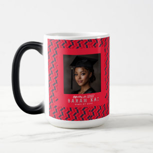 Elegant Chevron Pattern Phd Grad Magic Mug