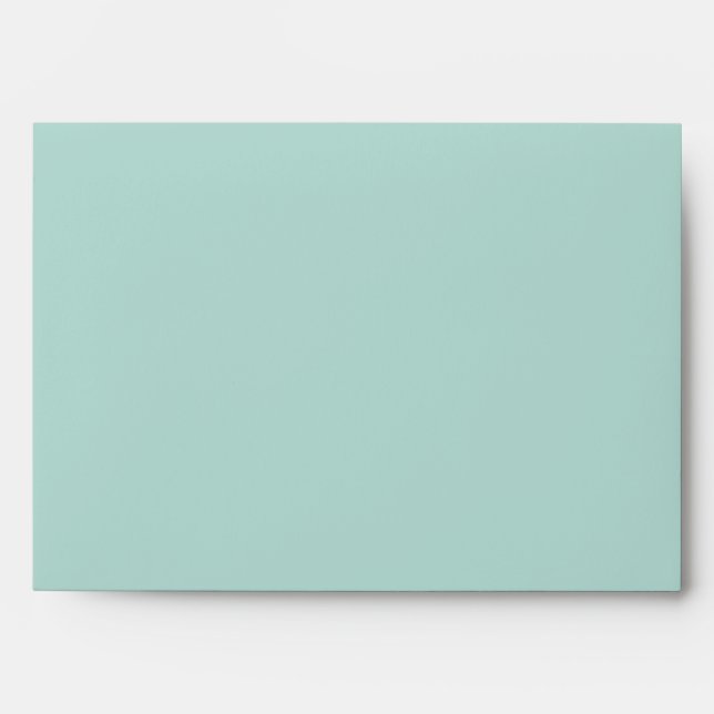 Elegant Chevron Wedding Invitation Envelope (Front)