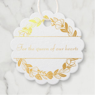 Elegant Chic and modern personalized Favour Tags
