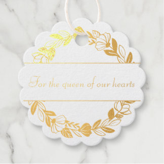 Elegant Chic and modern personalized  Favour Tags