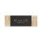Elegant Chic Black Linen Gold Sequin Beauty