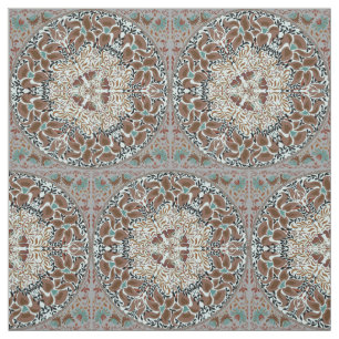 Elegant chic boho stylish floral pattern fabric