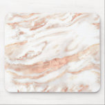 Elegant Chic Copper Rose Gold Marble Mouse Pad<br><div class="desc">Elegant Chic Copper Rose Gold Marble Mouse Pad. Easy to customize by adding your name or initials.</div>