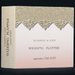 Elegant Chic Damask  Wedding Reception Binder<br><div class="desc">Elegant  wedding planner.</div>