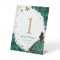 Elegant Chic Emerald Green Roses Gold Quinceanera