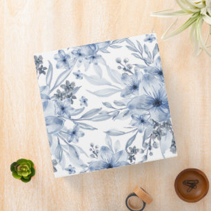 Elegant chic floral binder