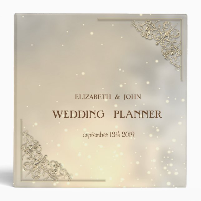 Elegant Chic Gold Binder (Front)