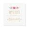 Elegant Chic Gold Frame Girly Pink Floral Personal