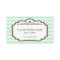 Elegant Chic Green Chevron Zigzag - two sided