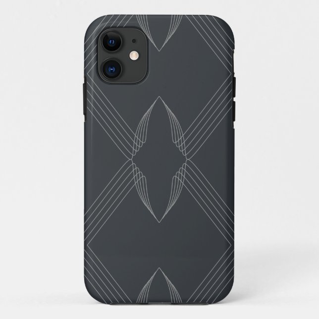 Elegant, chic, luxurious, simple line pattern Case-Mate iPhone case (Back)