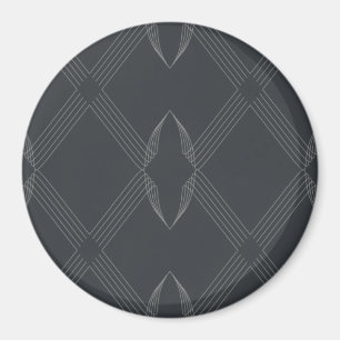 Elegant, chic, luxurious, simple line pattern magnet