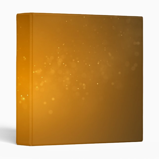 Elegant Chic Luxury Faux Glitter  Binder (Front/Spine)