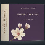 Elegant Chic Magnolia Wedding Binder<br><div class="desc">Elegant chic floral wedding planner.</div>