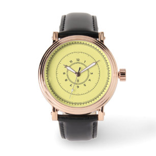 Elegant Chic Men's Rose Gold Vintage Watch