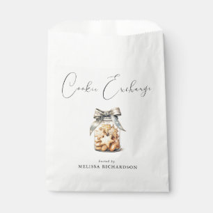 Elegant Chic Modern Cookie Exchange Favour Bag