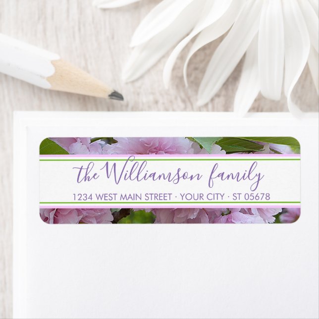 Elegant Chic Pink Spring Cherry Blossom Tree Photo (Insitu)