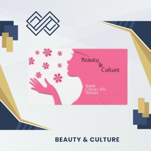 Elegant Chic Premium Linen Paper Calling Card