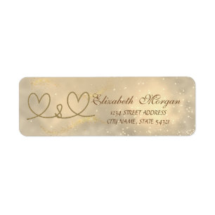 Elégant Chic Rope Hearts Adresse
