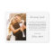 Elegant Chic Script Love Heart Wedding Photo