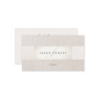 Elegant Chic Silver Classy Striped Beige Monogram