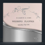 Elegant Chic Silver Swirls Wedding Planner Binder<br><div class="desc">Elegant chic silver  swirls  wedding planner.</div>