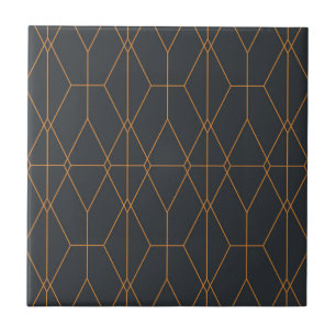 Elegant, chic, simple, luxurious line pattern art tile