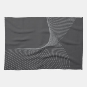 Elegant, chic, simple, modern graphic pattern art kitchen towel