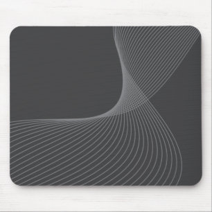 Elegant, chic, simple, modern graphic pattern art mouse pad