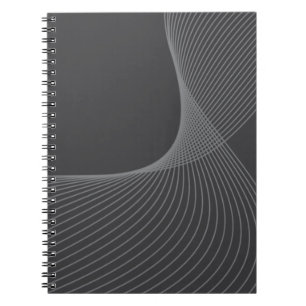 Elegant, chic, simple, modern graphic pattern art notebook