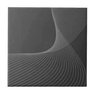 Elegant, chic, simple, modern graphic pattern art tile