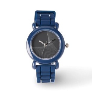 Elegant, chic, simple, modern graphic pattern art watch