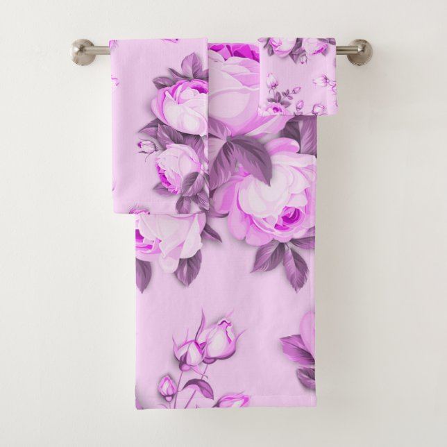 Élégant chic tendance Pink floral (En situation)