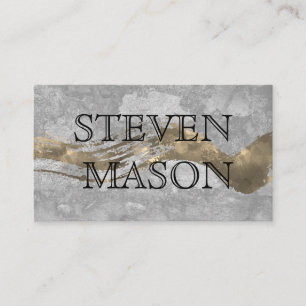 Elegant Chic Texture Business Card