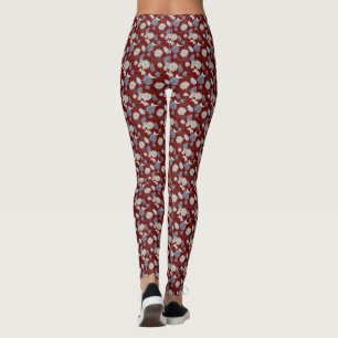Elegant Chic Wildflower Leggings