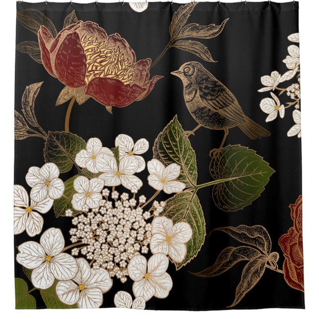 Elegant Chinoiserie Inspired Floral Blooms       (Front)