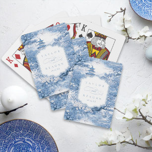 Elegant Chinoiserie Wedding Favour ID1094 Playing Cards
