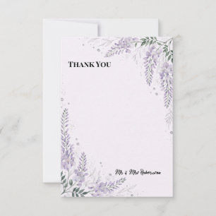 Elegant Chinoiserie Wedding Thank You Card
