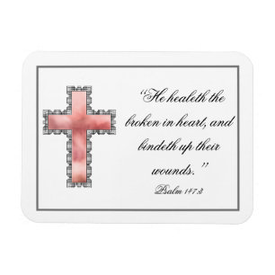 Elegant Christian Sympathy Bereavement Magnet