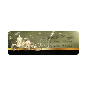 Elegant Christmas Balls,Candle,Sparkle,Green