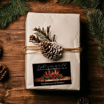 Elegant Christmas Bible Verse Light of the World Sticker<br><div class="desc">Elegant Christmas Bible Verse Light of the World Holiday Stickers with elegant imagery and John 1:4 Bible Verse.   If you need assistance or matching items,  please contact us at cedarandstring@gmail.com.</div>