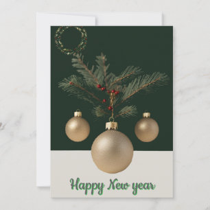 Elegant Christmas Card Design 