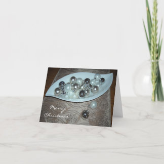 Elegant Christmas Decorations Holiday Card