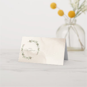 Elegant Christmas Entertaining serving tray Place Card